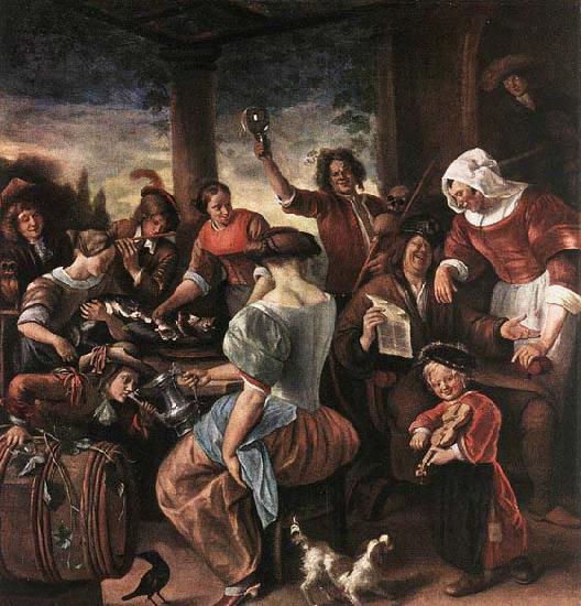 Jan Steen A Merry Party Germany oil painting art